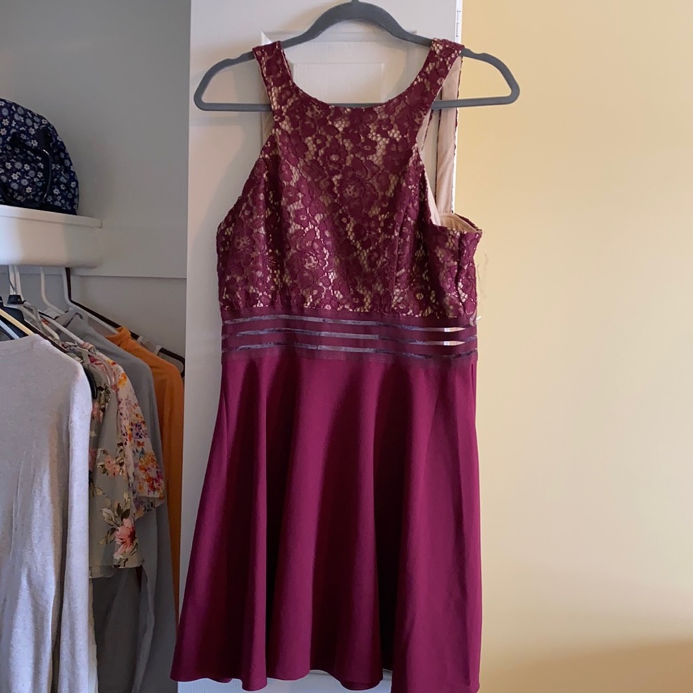 NWT! Burgundy dress